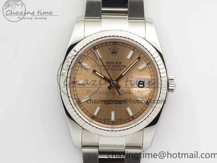 1217 DateJust 36mm SS 116234 ARF 1:1 Best Edition Pink Dial Stick Markers On 904L SS Oyster Bracelet SA MultiPurpose 3568
